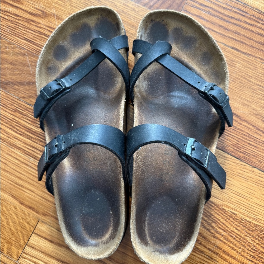 Birkenstock Mayari Black Leather